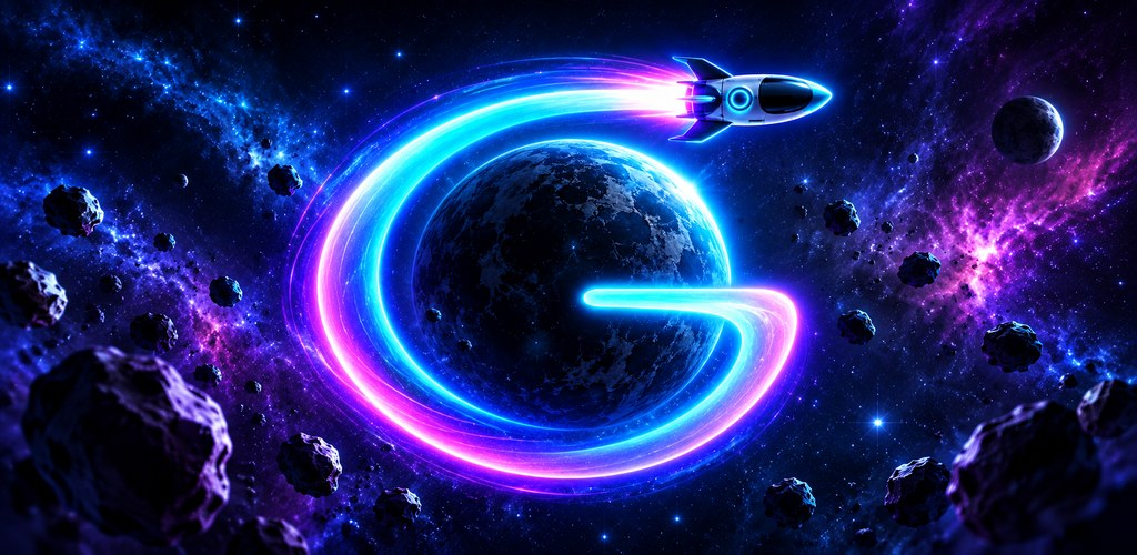 Gravity Run space adventure artwork